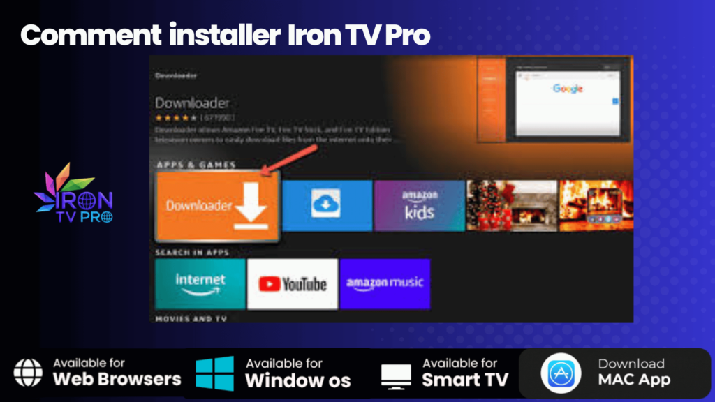 Comment installer Iron TV Pro sur tous appareils en 3 étape 2 Comment installer Iron TV Pro