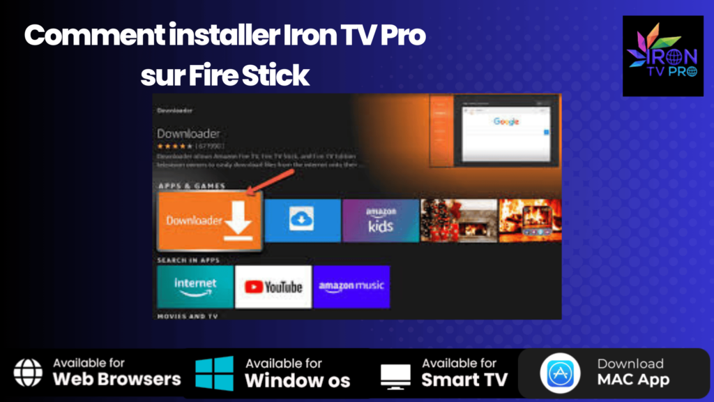 Comment installer Iron TV Pro sur Fire Stick : guide complet 2025 2 Comment installer Iron TV Pro sur Fire Stick