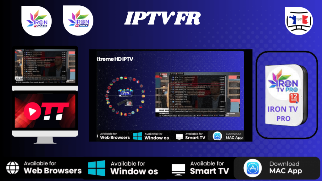 IPTV FR : Streaming Iron Pro Max de Qualité 4k 3 IPTV FR