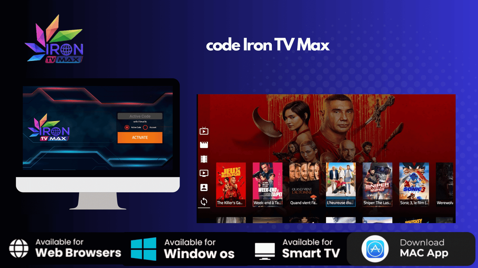 code Iron TV Max