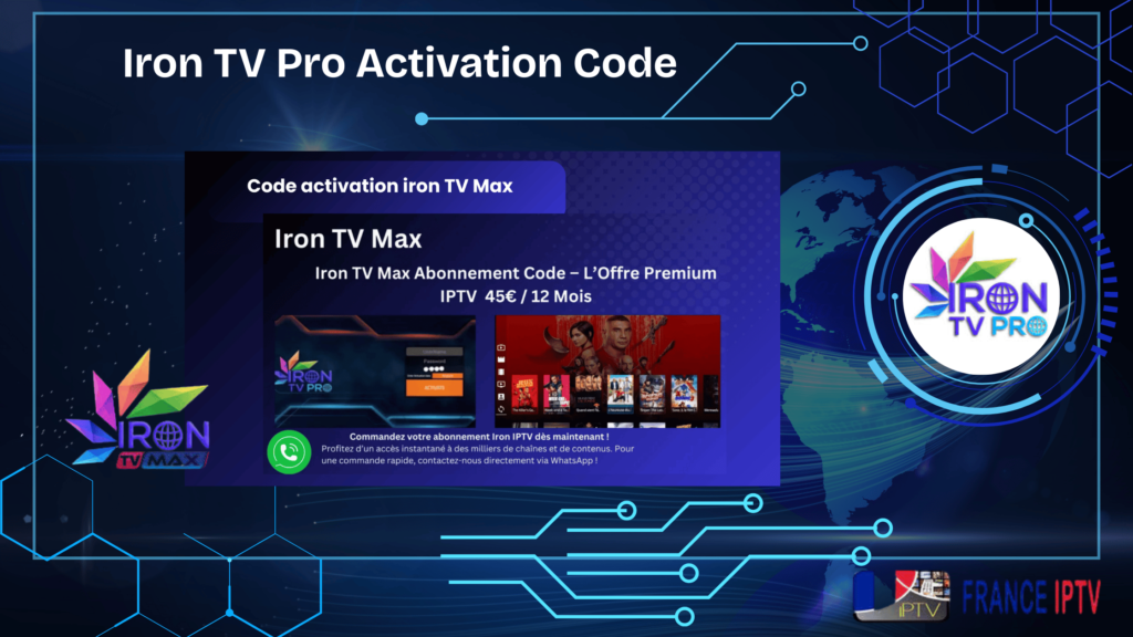 Iron TV Pro Activation Code